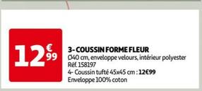 3-coussin Forme Fleur