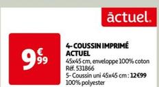 Actuel - Coussin Imprimé