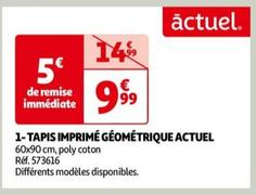 Actuel - Tapis Imprimé Géométrique