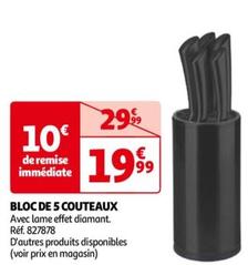 Bloc De 5 Couteaux