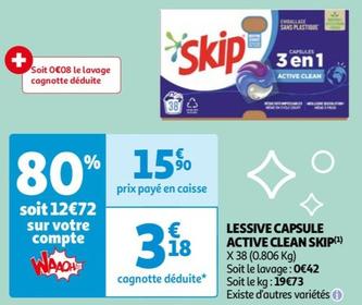 Lessive Capsule Active Clean