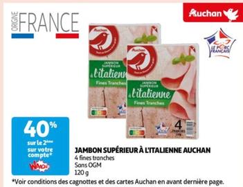 Auchan - Jambon Supérieur À L'italienne