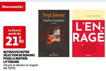 Retrouvez Notre Sélection De Romans Pour La Rentrée Littéraire