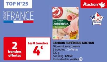 Auchan - Jambon Supérieure