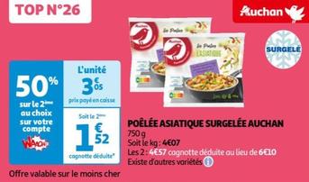 Auchan - Poelée Asiatique Surgelée