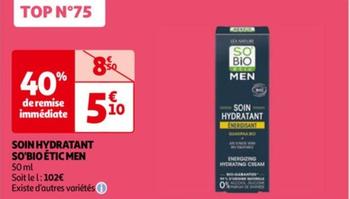 Soin Hydratant So'bio Étic Men