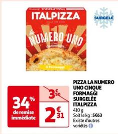 Italpizza - Pizza La Numero Uno Cinque Formaggi Surgelée