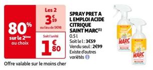 Saint Marc - Spray Pret A Lemploi Acide Citrique