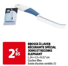 Elephant - Brosse À Laver Récurante Spécial Joins Et Recoins