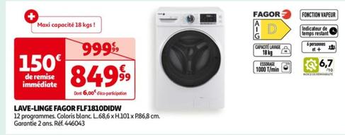 Lave-linge Flf 1810didw