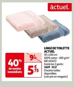 Actuel - Linge De Toilette 