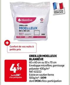 Blanrêve - Oreiller Moelleux