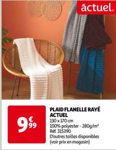 Actuel - Plaid Flanelle Rayé