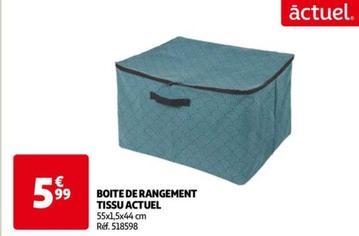 Actuel - Boite De Rangement Tissu