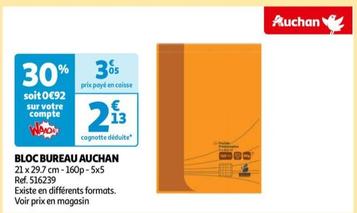 Auchan - Bloc Bureau