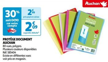 Auchan - Protège Document