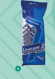Laser II - twin blade razors