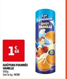 Les goûters - goûters fourrés vanille