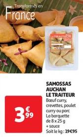 Auchan - le traiteur samossas