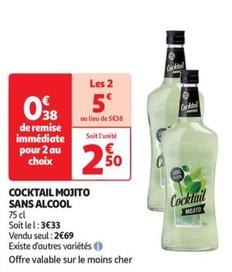Cocktail Mojito Sans Alcool
