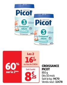 picot - Croissance