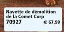 Navette De Démolition De La Comet Corp 70927 offre à 67,99€ sur Playmobil