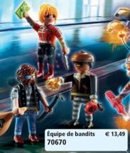 Équipe De Bandits 70670 offre à 13,49€ sur Playmobil