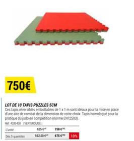 Decathlon Pro - Lot De Tapis Puzzles