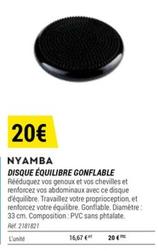 Nyamba - Disque Equilibre Gonflable