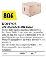 domyos - box jump de crosstraining