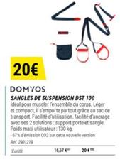 Domyos - Sangles De Suspension Dst 100