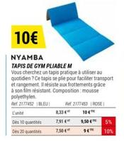 Nyamba - Tapis De Gym Pliable M