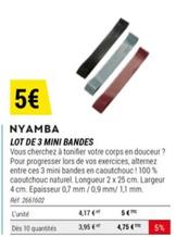 Nyamba - Lot De 3 Mini Bandes