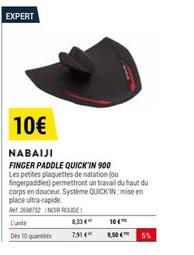 Nabaiji - Finger Paddle Quickin 900 offre à 10€ sur Decathlon