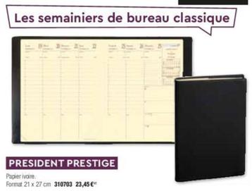 Quo Vadis - President Prestige offre à 23,45€ sur Calipage