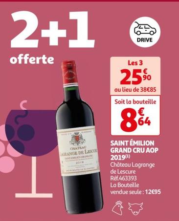 Saint - Emilion Grand Cru AOP 2019