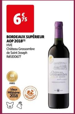 BORDEAUX SUPÉRIEUR AOP 2018