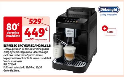 espresso broyeur ECAM290.61.B