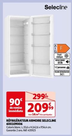 selecline - refrigerateur armoire selecline 600109006