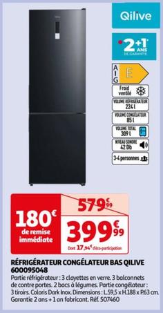 qilive - refrigerateur congelateur bas 600095048