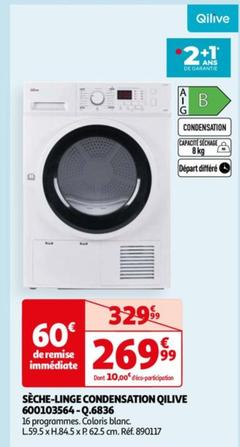 qilive - seche-linge condensation 600103564 - Q.6836