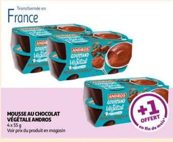 mousse au chocolat végétale