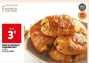 Pains au Chocolat au beurre AOP