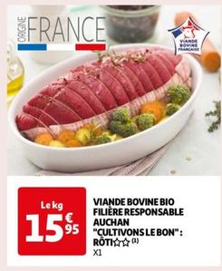 Auchan - Viande Bovine Bio Filiere Responsable
