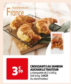 Auchan - Croissants Au Jambon Le Traiteur