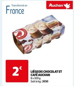 Auchan - Liegeois Chocolat Et Cafe