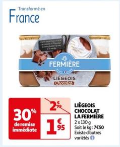 La Fermiere - Liegeois Chocolat