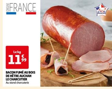 Auchan - Bacon Fume Au Bois De Hetre Le Charcutier