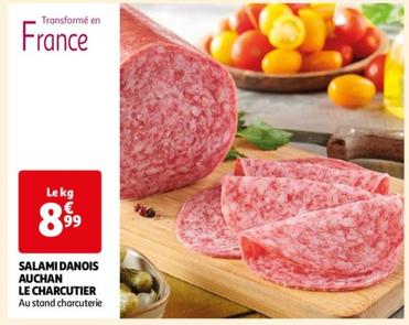 Auchan - Salami Danois Le Charcutier