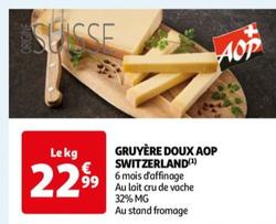 Gruyere Doux AOP Switzerland